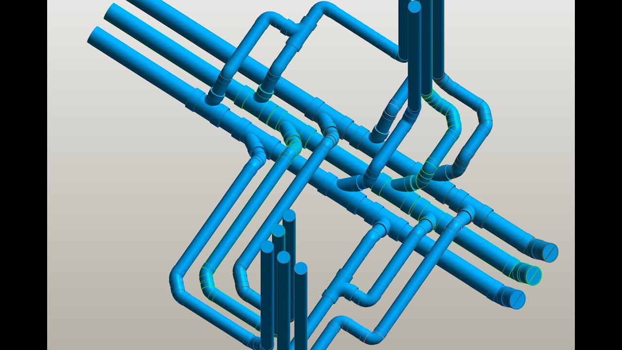 Revit Mep - Bài 1: Khởi tạo đường ống, phụ kiện