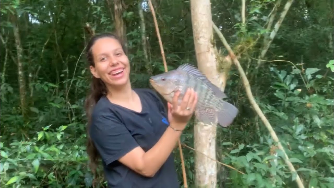 SURPREENDENTE achamos um riozinho dos CARAS e TILAPIAS mostro