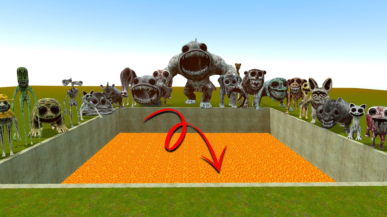 Spartan Kicking All Zoonomaly Monsters Poppy Playtime | Garry's Mod