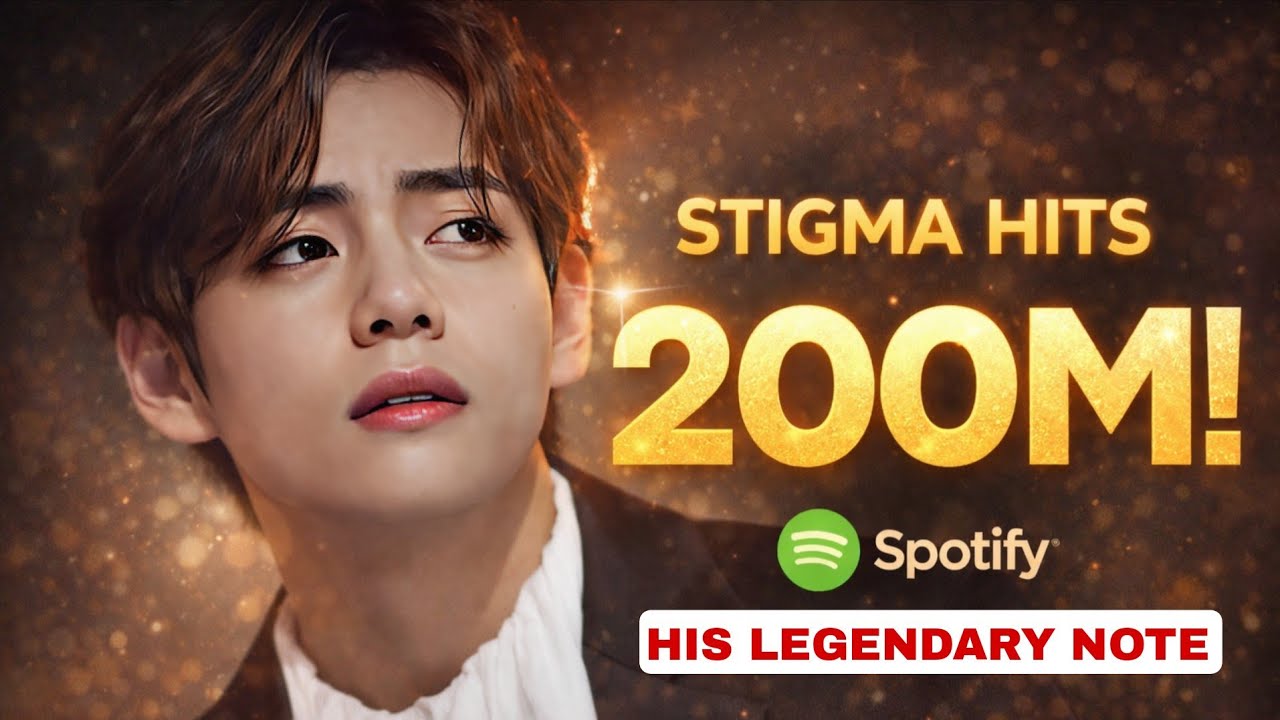 V DID IT AGAIN! STIGMA REACHES 200M STREAMS AND MAKES HISTORY