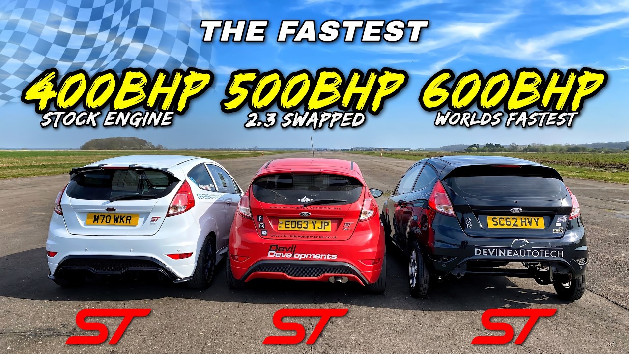 THE FASTEST FORD FIESTA ST.. BUILT ENGINE v STOCK v SWAPPED