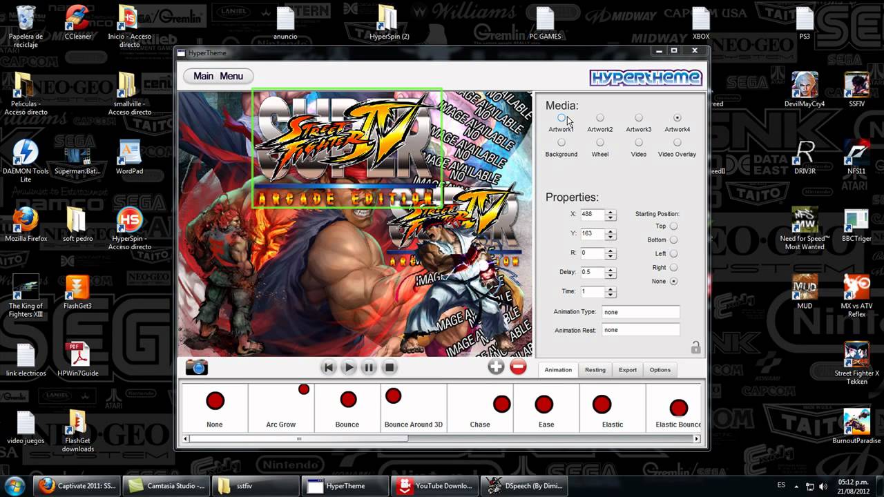 Como hacer un temas en Hyperspin.
