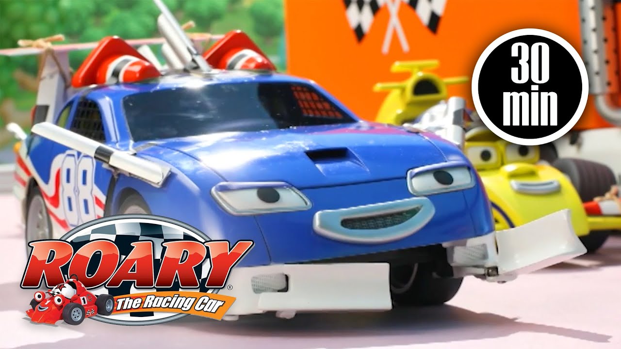 New King of the Track | Roary the Racing Car | 30 Minute Compilation | Cartoons For Kids
