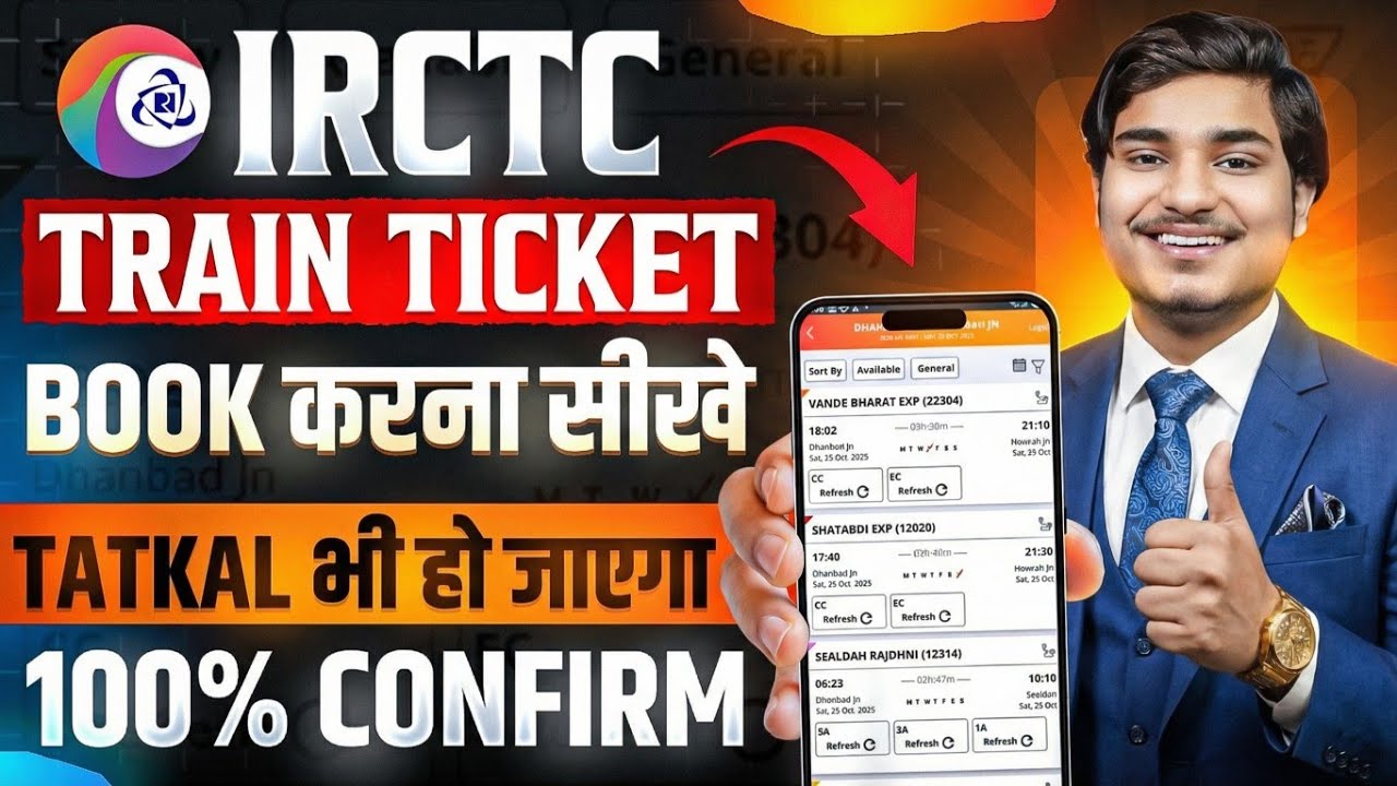 IRCTC Se Ticket Kaise Book Kare | How To Book Train Tickets Online In India | Train Ticket Booking