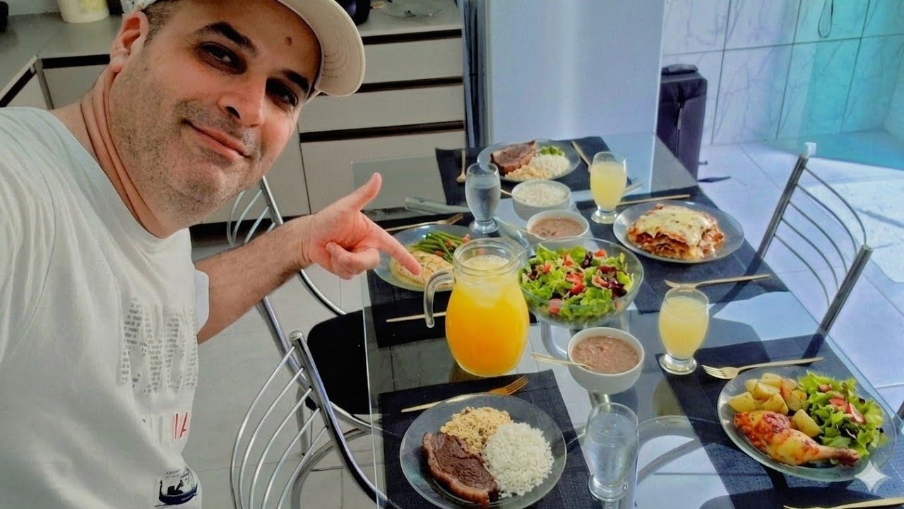 um pouco do nosso  sabado /com almoço