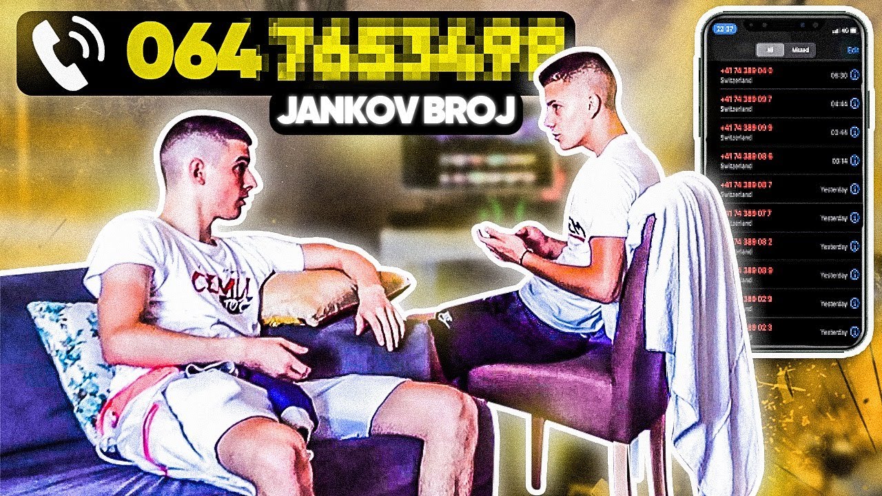 OBJAVLJUJEM BROJ TELEFONA OD JANKA na INSTAGRAM-u ! *polomio telefon*