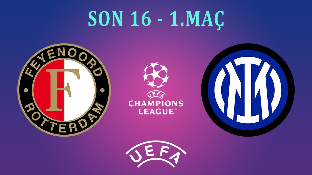 PES 2017 | UEFA ŞAMPİYONLAR LİGİ | SON 16 - 1.MA&Ccedil; | Feyenoord - Inter | #UCL