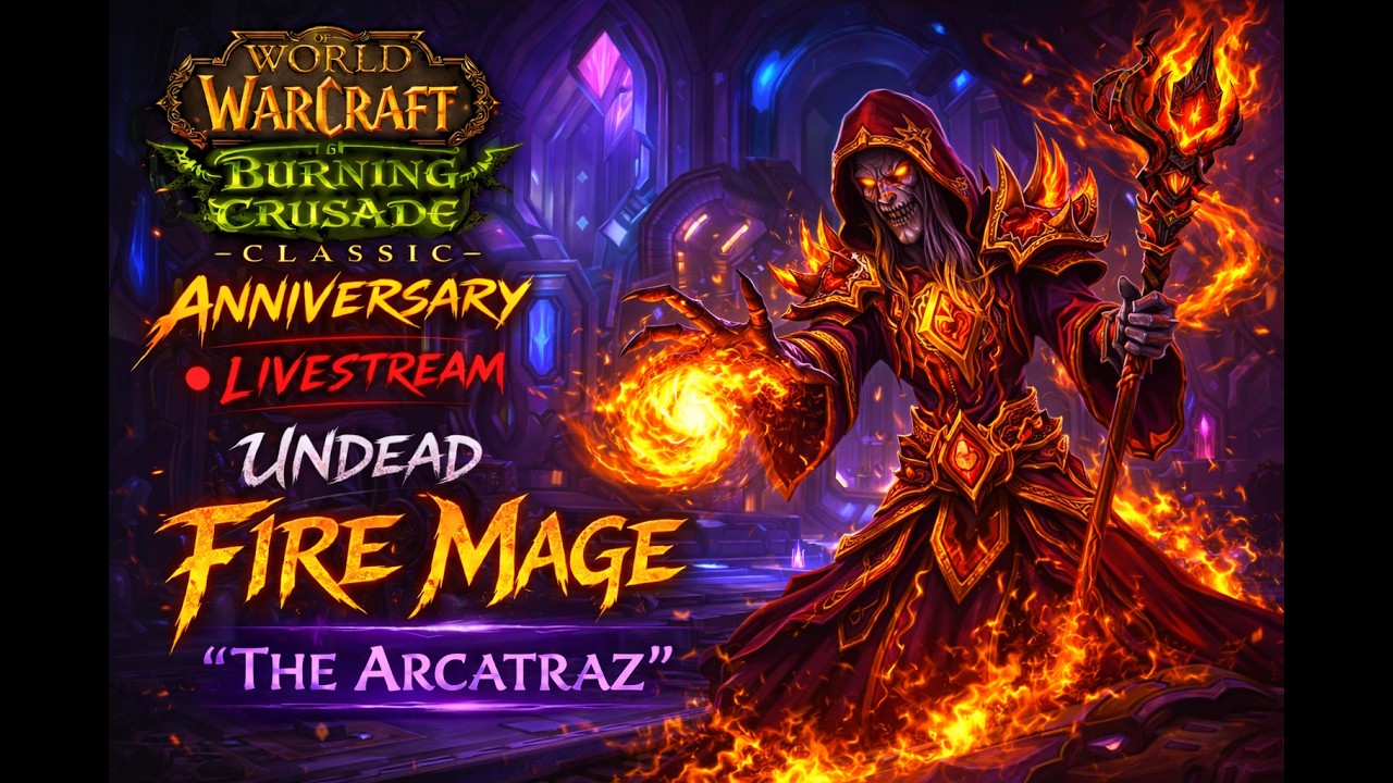 LIVE - WOW TBC  Anniversary - MAGE LEVELING 68+ #wow #warcraft #gaming #tbc #mage