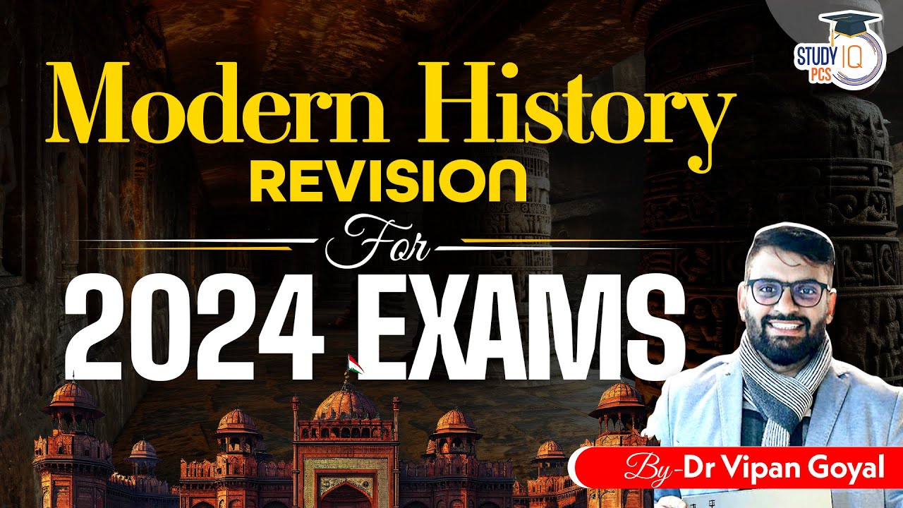 Modern History MCQs Revision Class By Dr Vipan Sir For All 2024 Exams |Modern History MCQs Marathon