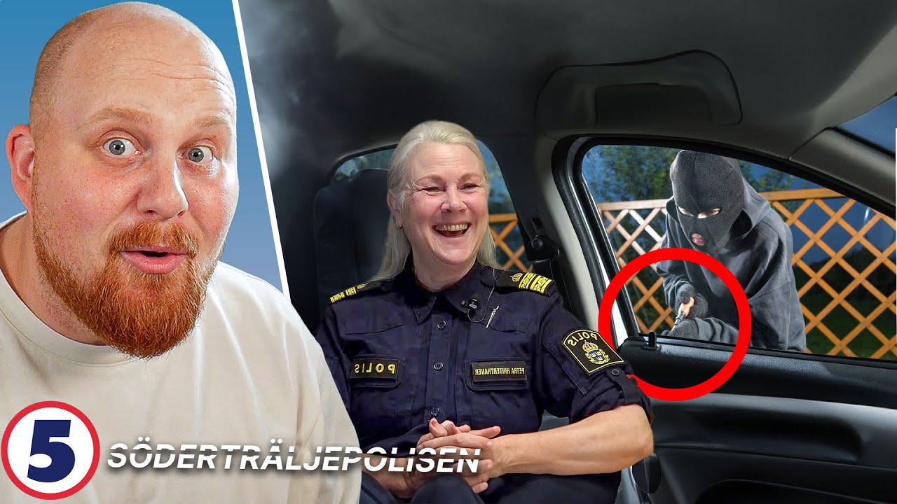 Reagerar på Sveriges sämsta TJUV... | Södertäljepolisen #1