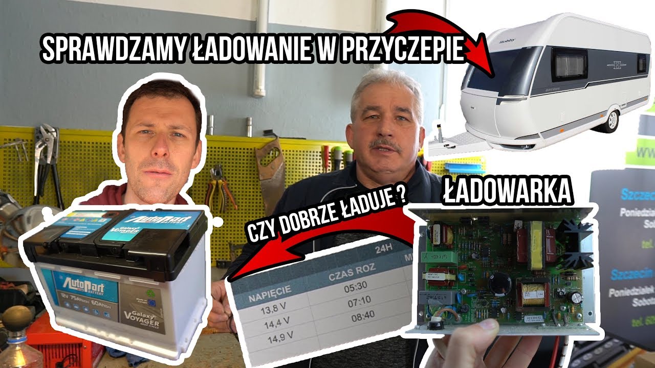 Sprawdzamy ładowarkę w przyczepie. Czy dobrze ładuje?