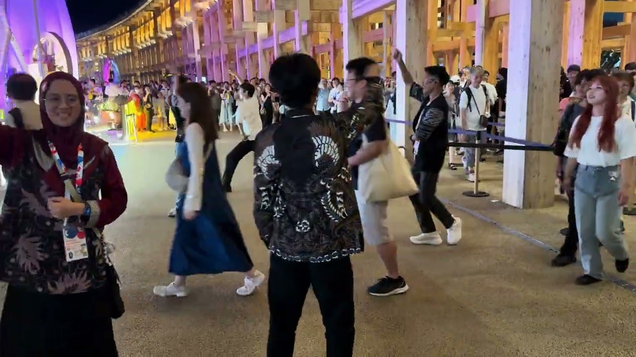 万博 盛り上がるインドネシア館 恋するフォーチュンクッキー Indonesia expo2025
