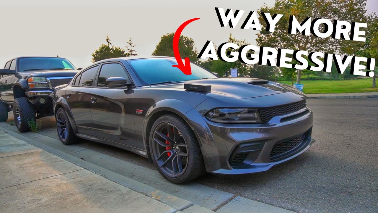 MY DODGE CHARGER 392 SCAT PACK LOOKS SO MUCH BETTER WITH THIS SMALL EXTERIOR DIY MOD!