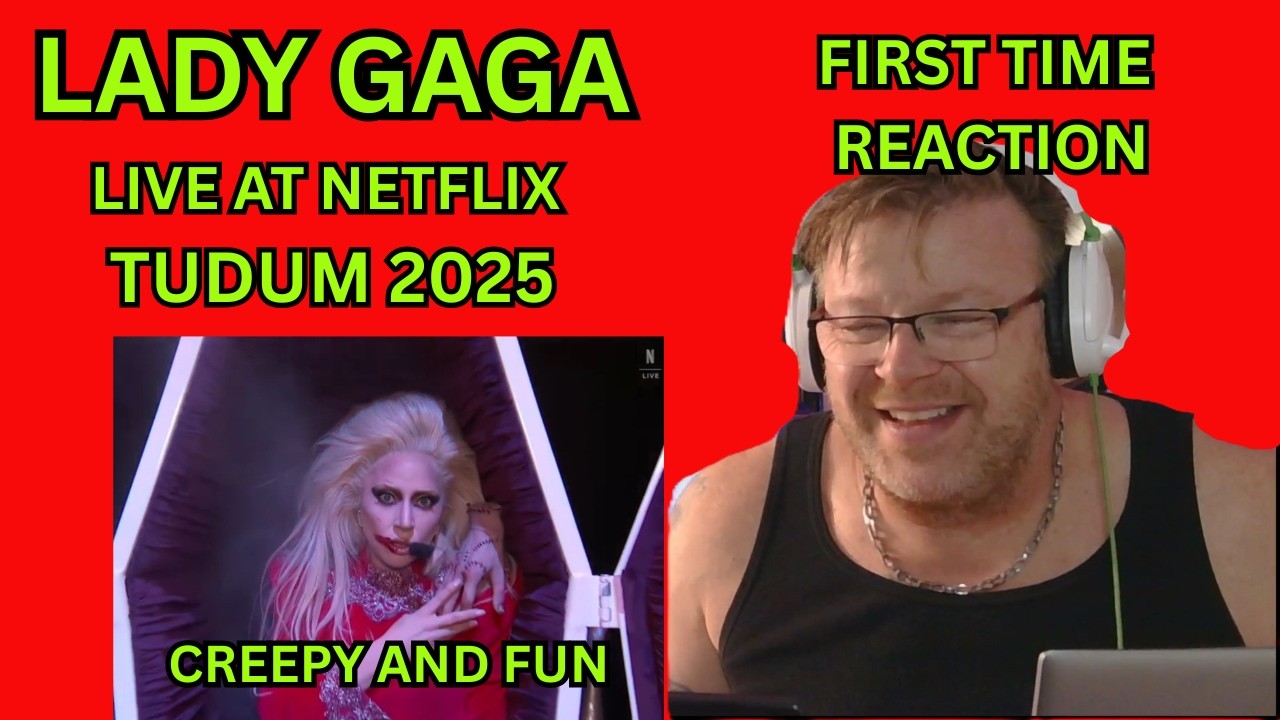 Lady Gaga LIVE Tudum 2025 – Wednesday Addams Surprise Performance REACTION | ICONIC!
