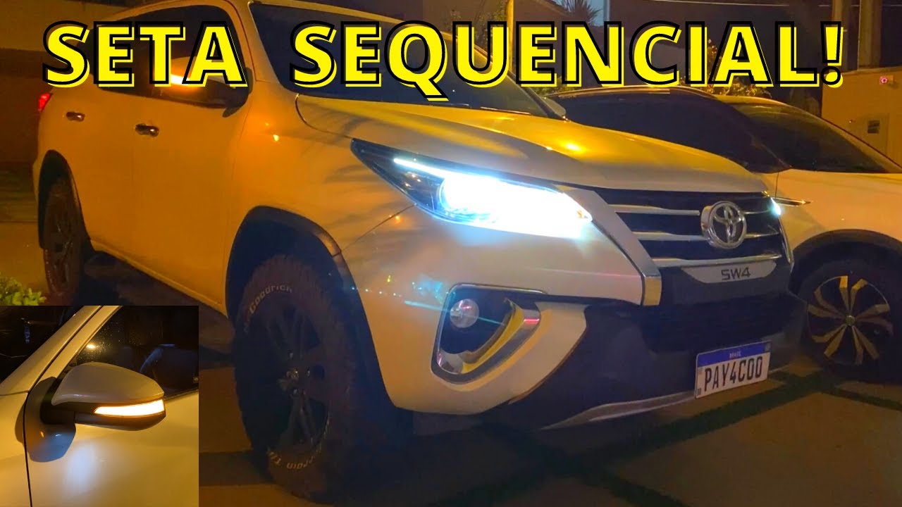 INSTALEI SETA DINÂMICA E FUMÊ NA TOYOTA SW4 (+ BÔNUS)