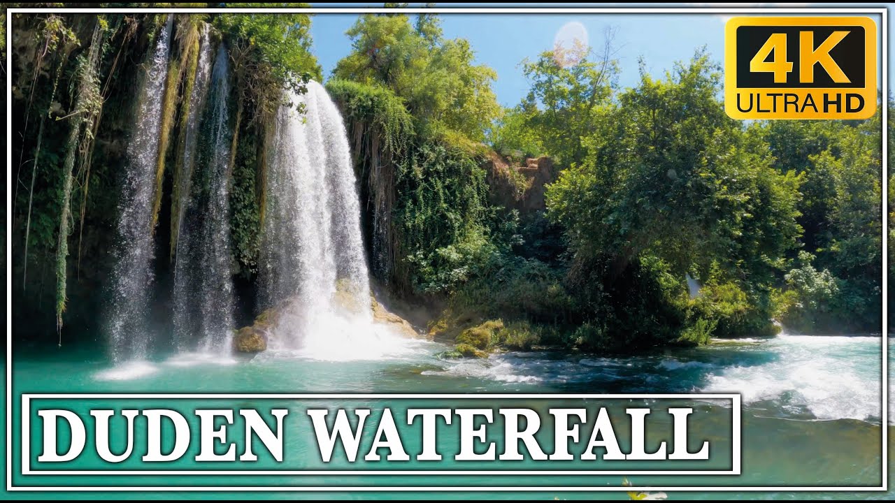 Düden Waterfall Düden Şelalesi 4K Walking Tour