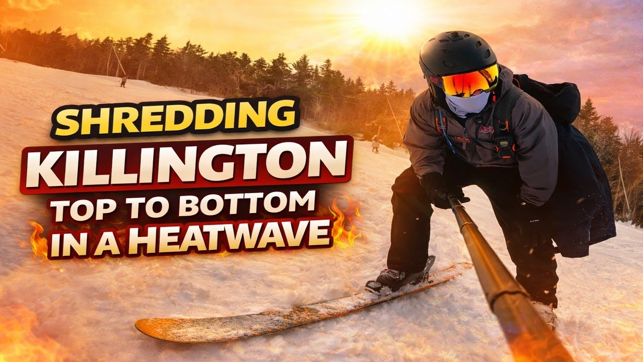 Shredding Killington Top to Bottom in a Heatwave