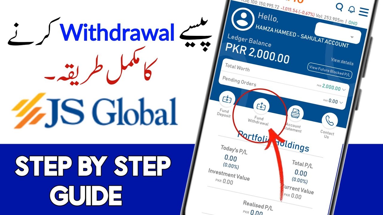 How to Withdraw Money from JS InvestPro App | JS Global Capital