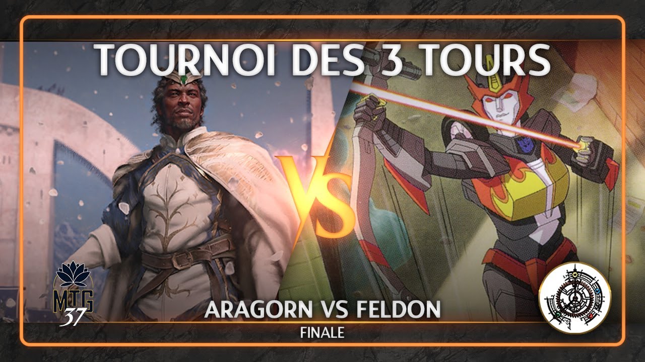 Tournoi des 3 Tours - Finale - Aragorn VS Flamewar | Duel Commander