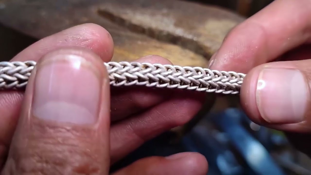 Make a special silver bracelet#silver #jewelry #christmas #silver bracelet