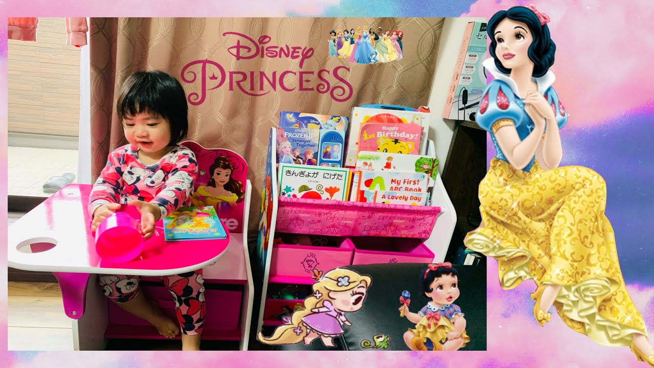 Disney Princess Chair Desk & Bookshelves assembling