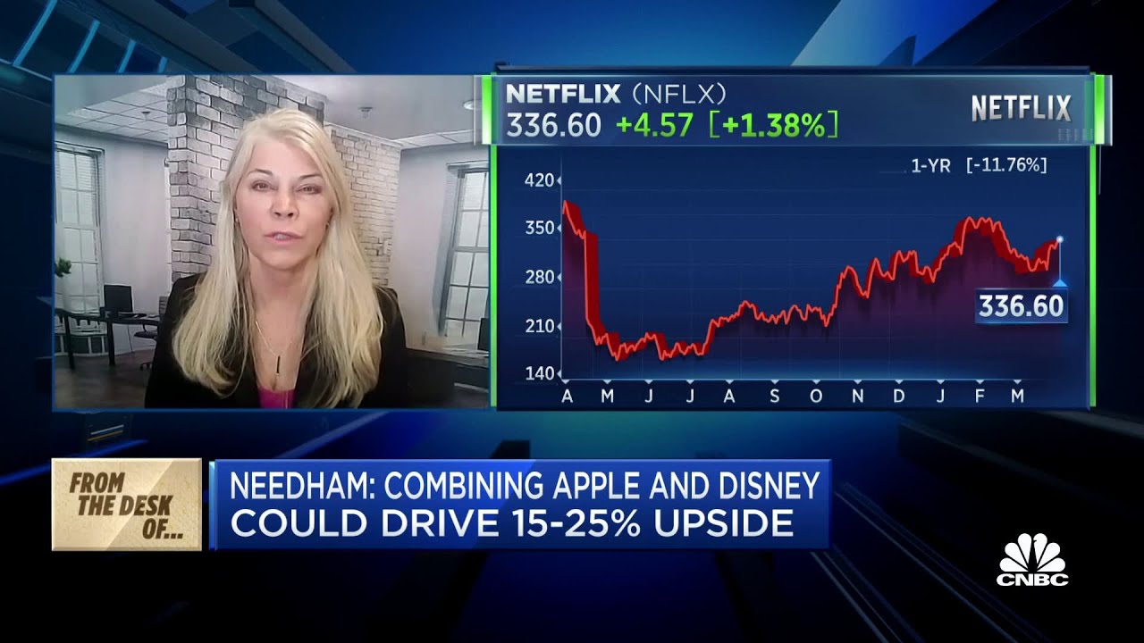 Apple's streaming service is starting to get serious, says Needham's Laura Martin