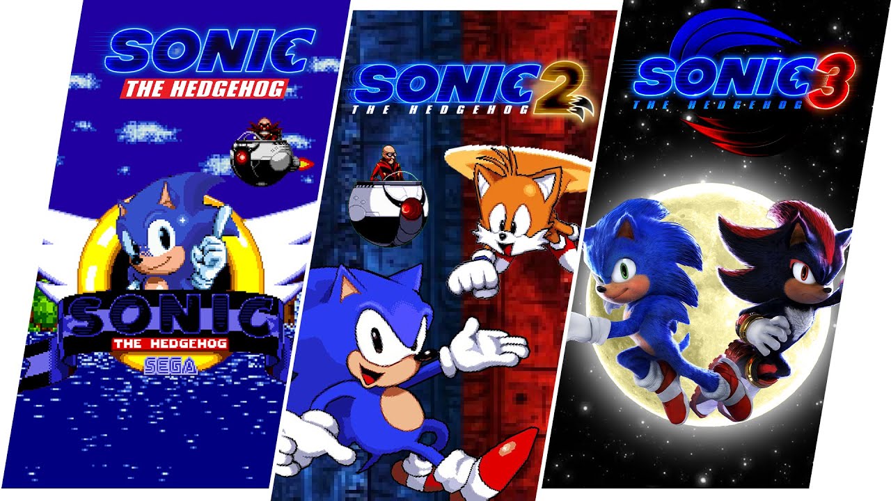 Sonic Movie Trilogy in Sonic Games
