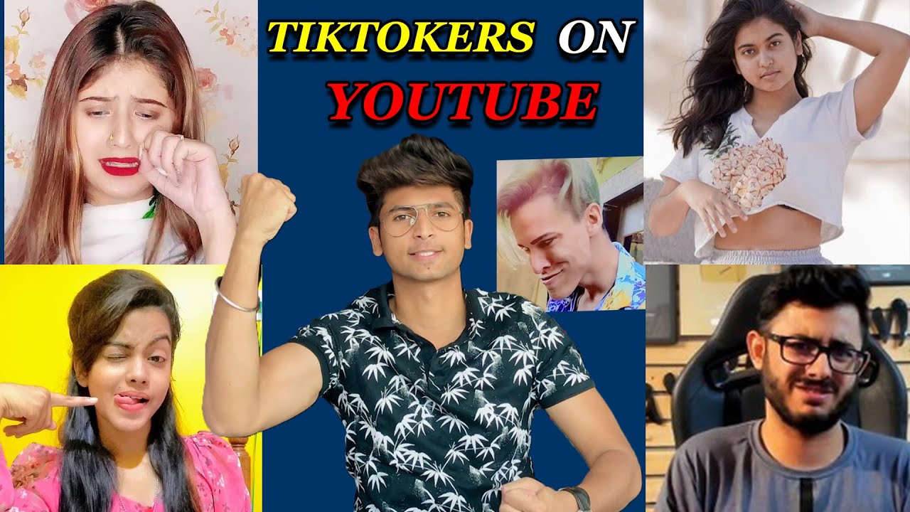 Saloniyaapa (female carryminati) AND TIKTOKERS ON YOUTUBE !! RAJAT PAWAR