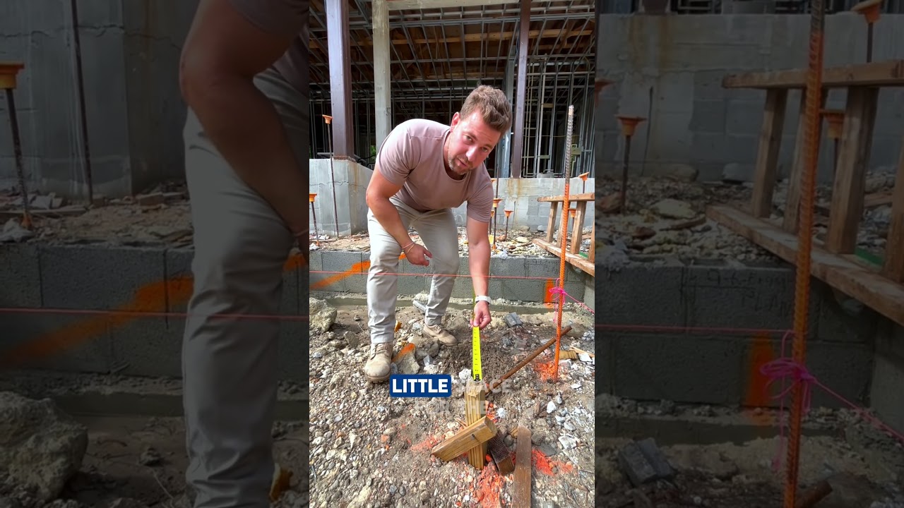 What is the initial reference point for #building a #pool ?