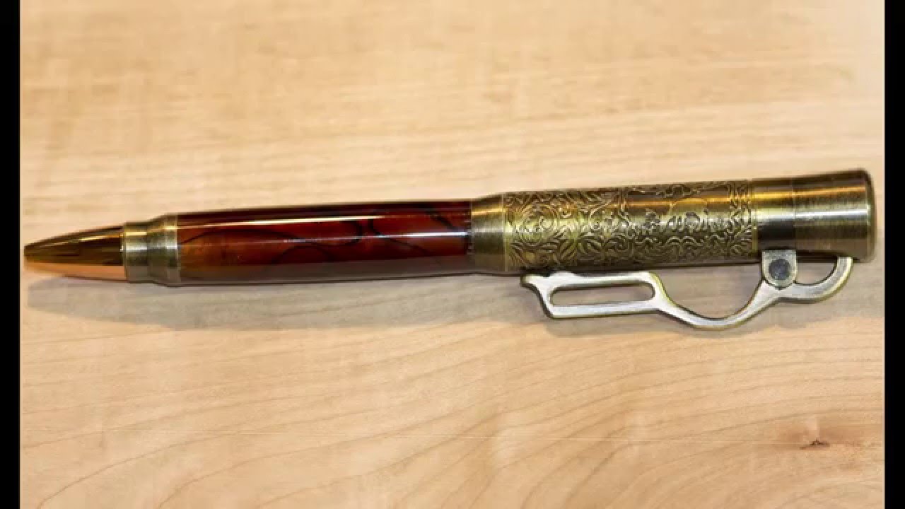 Lever Action Bullet Pen with Acrylic