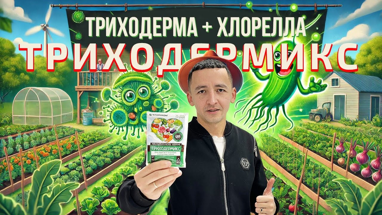 🛡️ ТРИХОДЕРМИКС &ndash; ЩИТ ДЛЯ ВАШИХ РАСТЕНИЙ! Как Работает Триходерма и Хлорелла?
