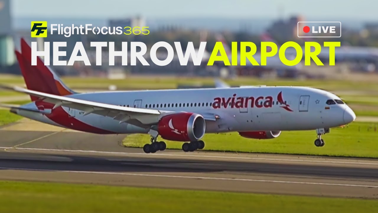 Heathrow Airport Live - Tuesday 22nd October 2024