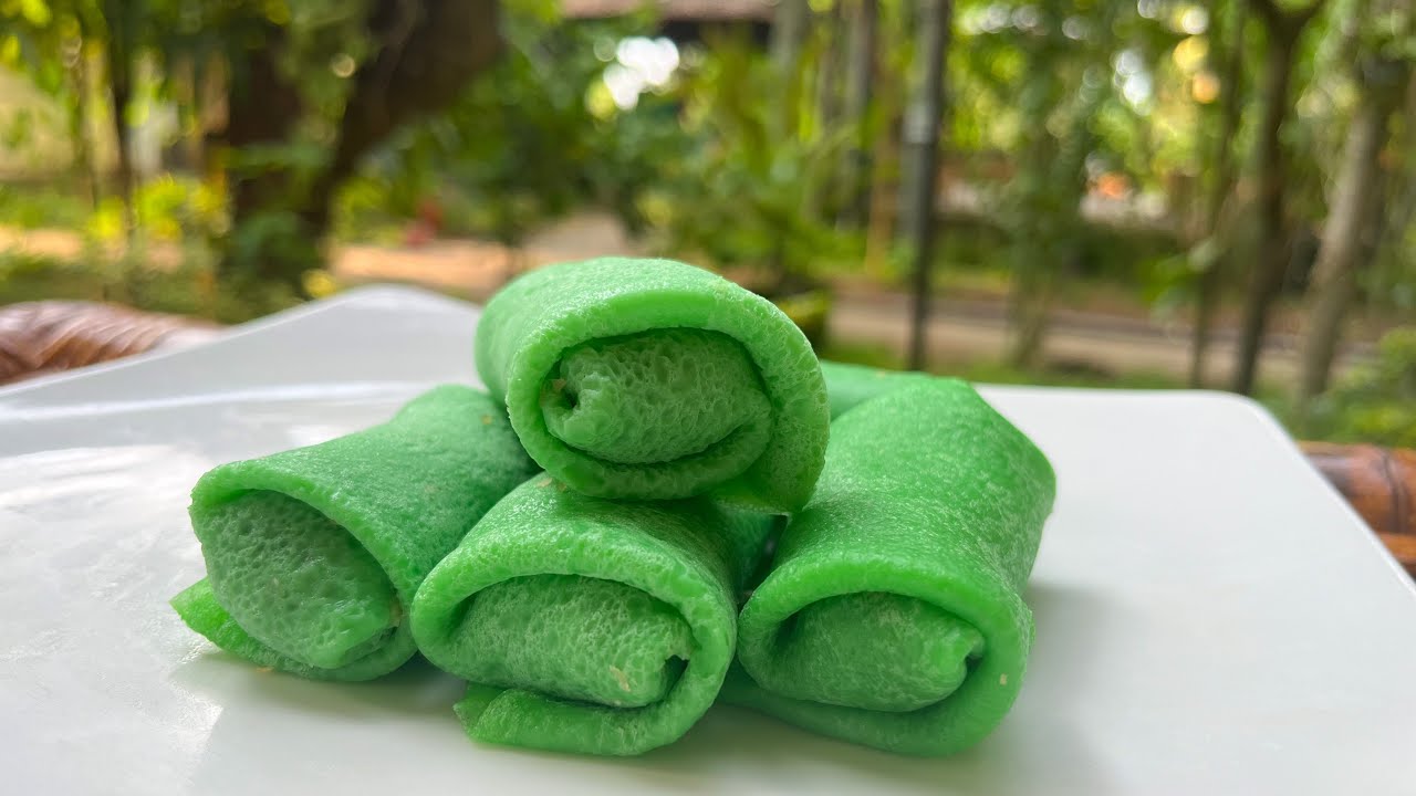 I Made the Famous Indonesian Coconut Pancakes in Bali | Dadar Gulung Recipe