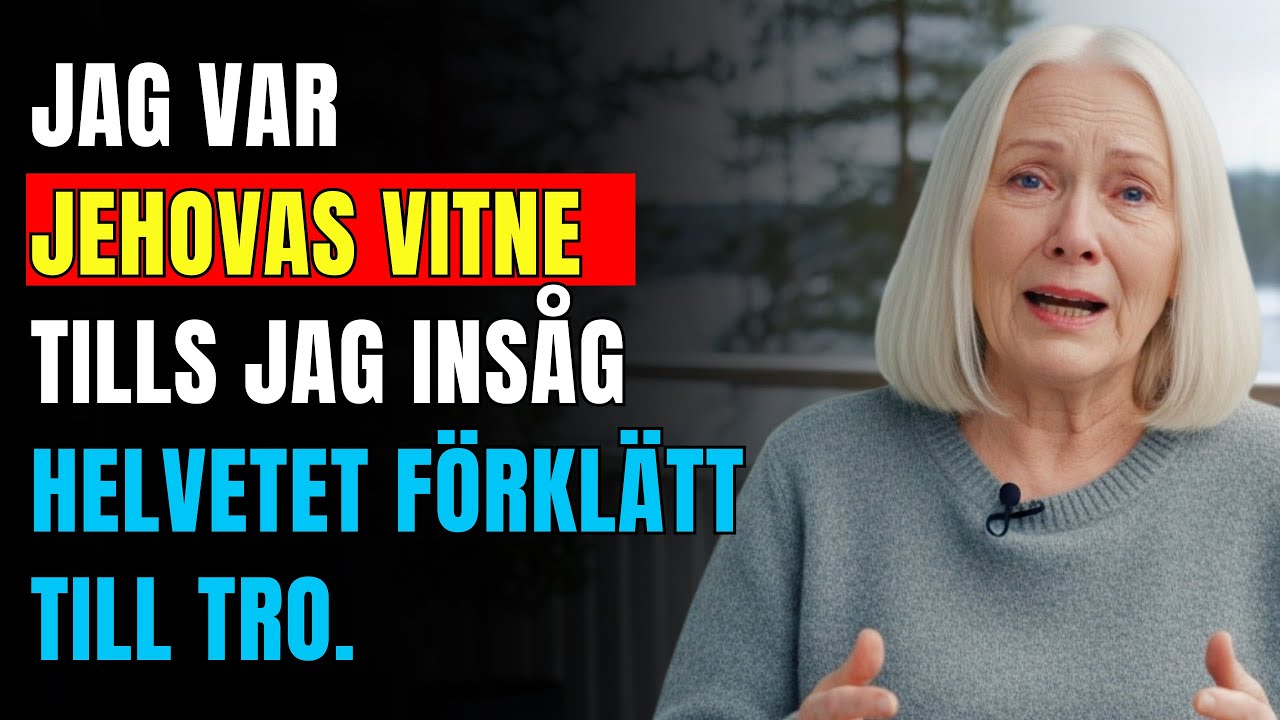 Sann historia💔👵 Jag var JEHOVAS VITNE &mdash; men jag levde i HELVETET ingen s&aring;g.