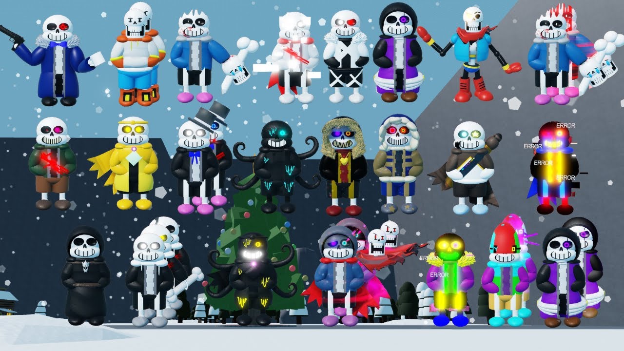 Undertale Final Multiverse DX showcase all stronger characters ft. gfb (reupload)