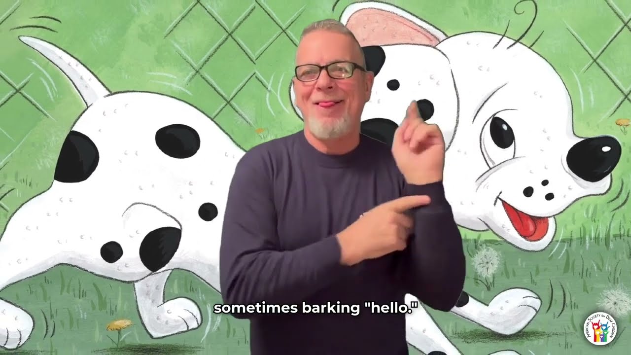The Story of Sparky The Fire Dog  in ASL with Voiceover