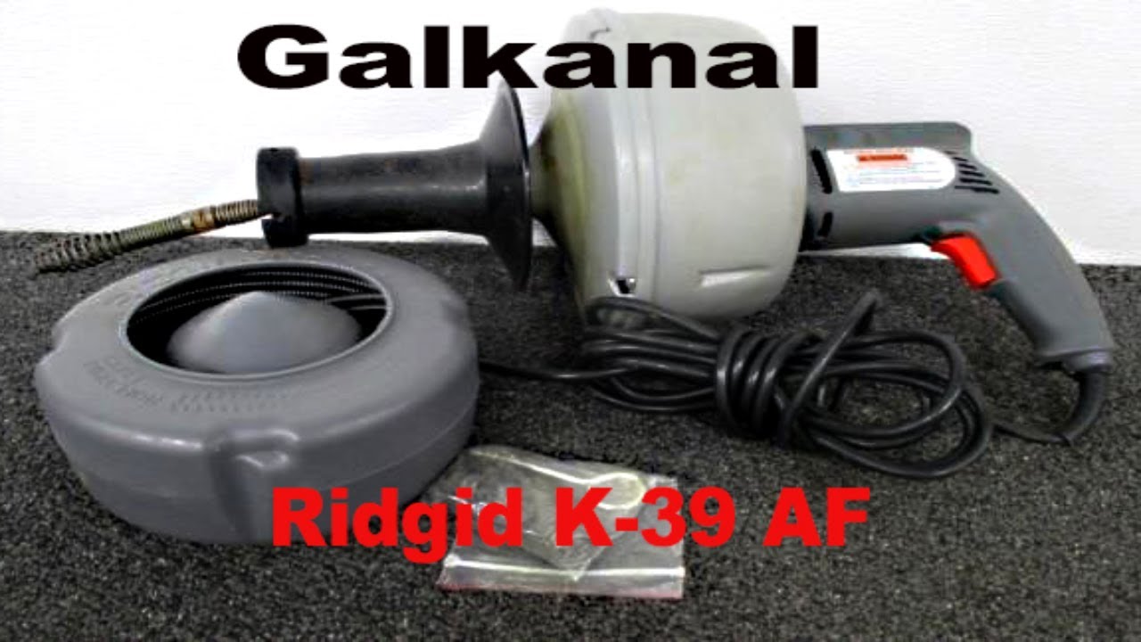 How to Clean a Main Line Drain #2 Ridgid K-39AF