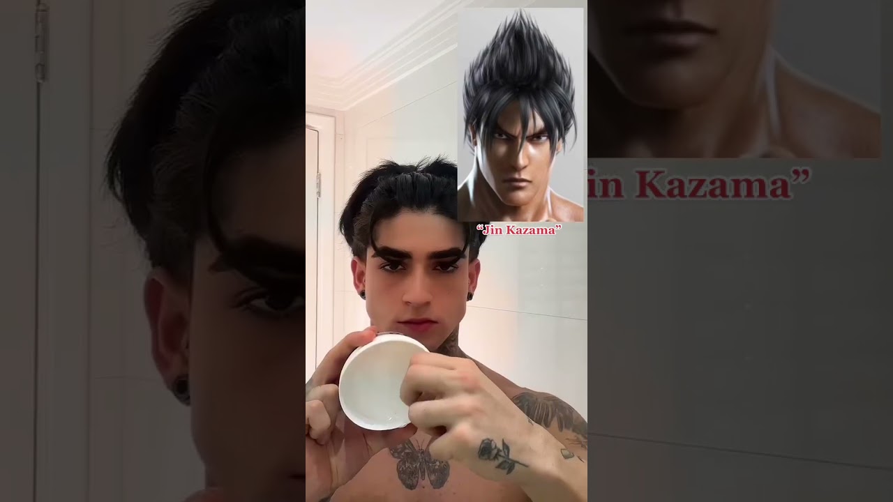 JIN KAZAMA HAIRSTYLE #tekken8 #tekken