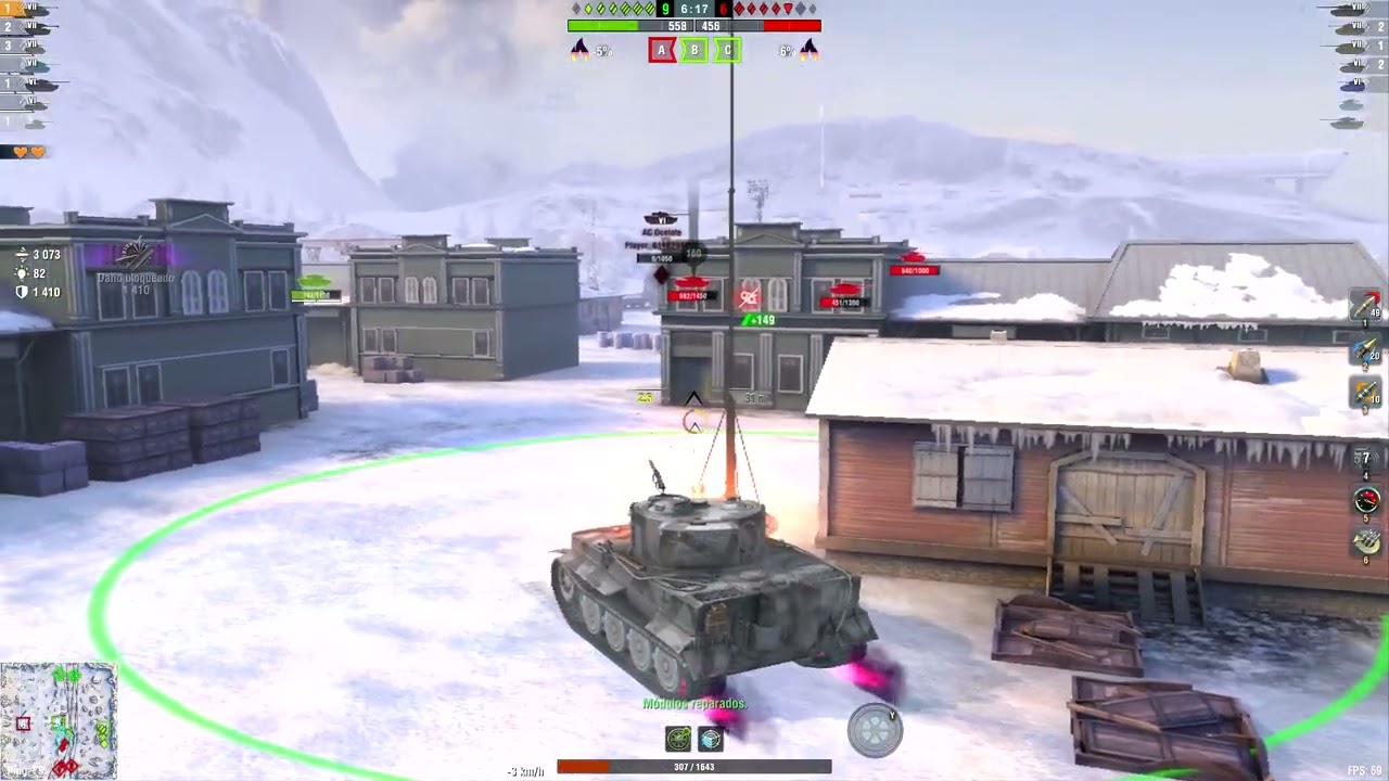 Tiger Frontline - 4 vehiculos destruidos - 2 865 daño