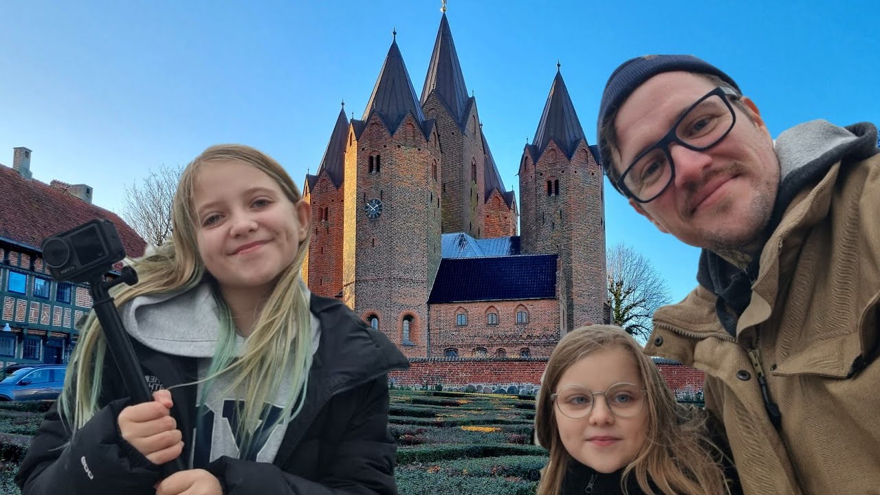 Juletur med Merle og Aya (Vor Frue Kirke & Vesterlyng).