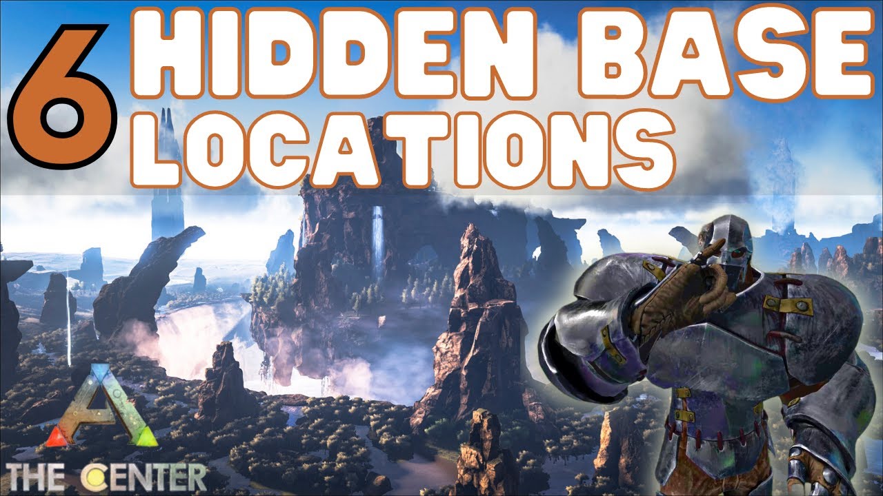 6 Best Hidden Base Locations on The Center | Ark Survival Evolved