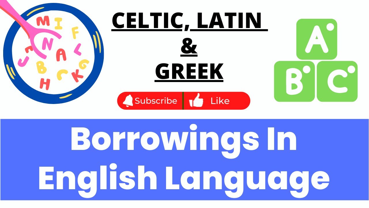Borrowings In English Language | Useful for M.A. English Literature, U.G.C. NET English Literature.