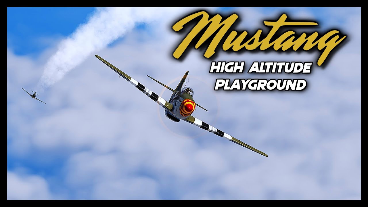 Высокогорная игровая площадка | P51 против BF 109 | Сервер Project Overlord | Многопользовательск...