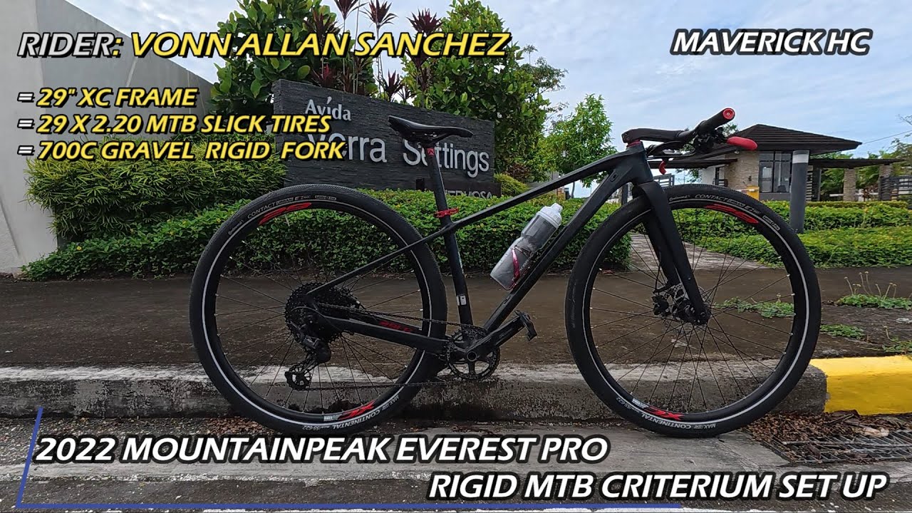 KOCEVLO Gravel Fork sa 29" EVEREST PRO 2022 XC Frame & 29x2.20 MTB Slick Tires ni Vonn Allan Sanchez