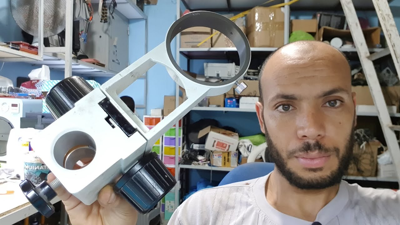 شاهد وتعلم اصلاح حامل الميكروسكوب microscope repair