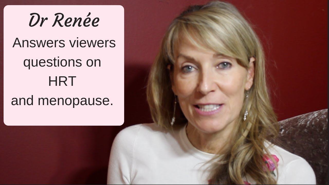 Viewers questions  on HRT and menopause answered and myths busted!