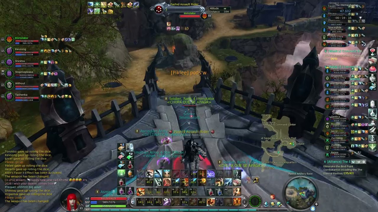 Euroaion, Gunner Eternal Bastion Grupo de Ataque