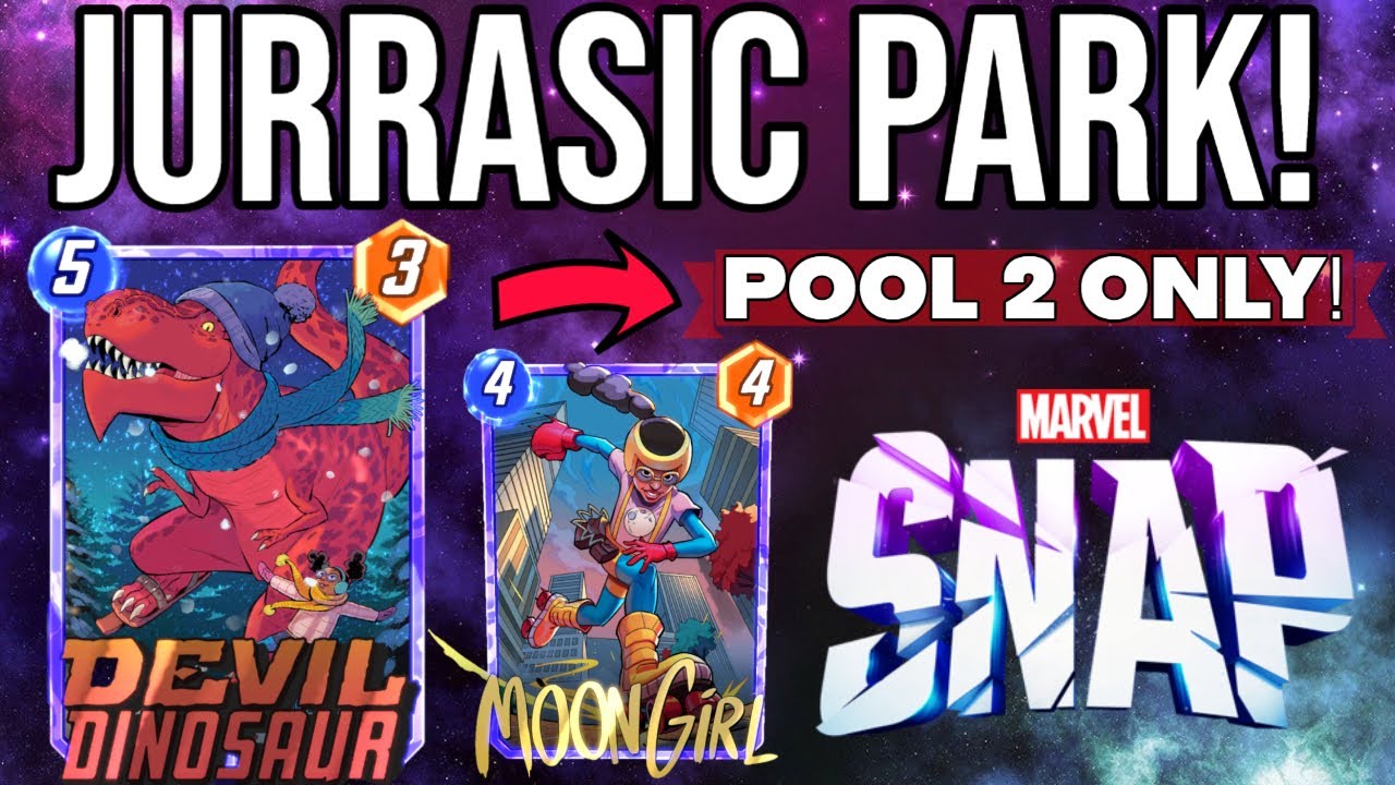 Best Pool 2 Deck for EASY WINS | Dino Moon Girl | Marvel SNAP