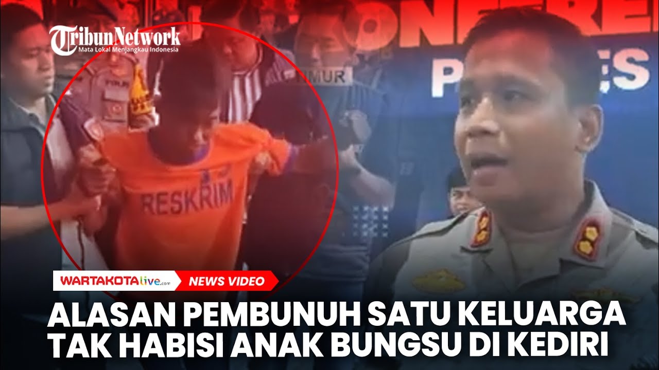Alasan Pembunuh Satu Keluarga Tak Habisi Anak Bungsu di Kediri