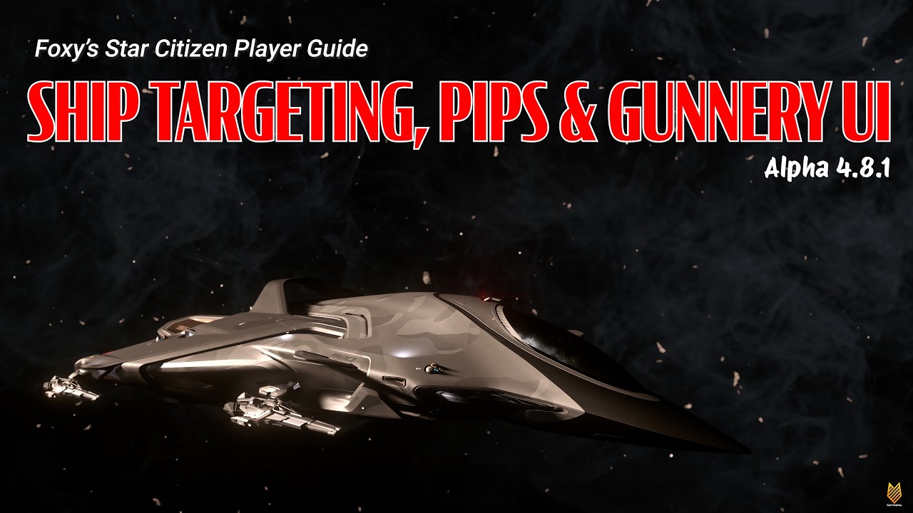 Star Citizen Ship Targeting & Pip & Gunnery UI Guide 4.8.1 | Foxy's Star Citizen Player Guide 4k